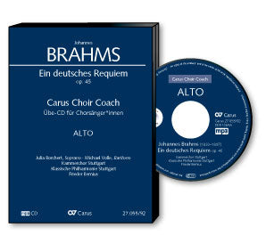 ブラームス：ドイツ・レクイエム Op.45(独語): アルト・パート合唱練習用 MP3CD 【輸入：CD/DVD】
