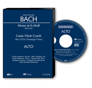 バッハ：ミサ曲 ロ短調 BWV 232(ラテン語): アルト・パート合唱練習用 MP3CD 【輸入：CD/DVD】