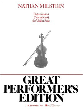 ミルシテイン：パガニーニ変奏曲 【輸入：ヴァイオリン】