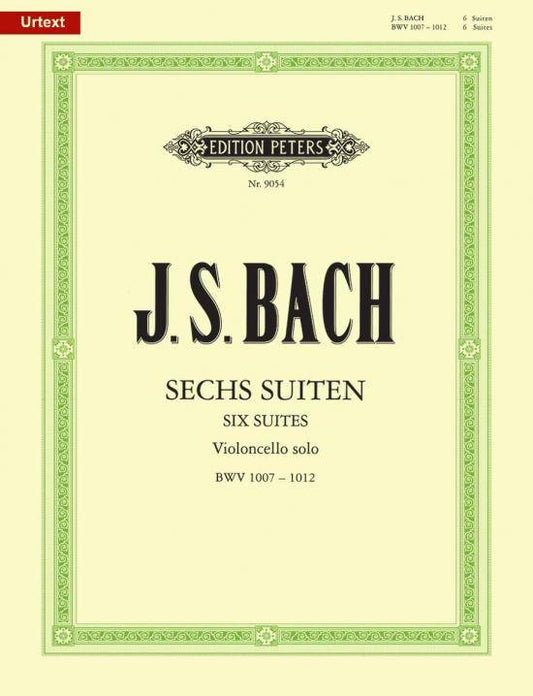 バッハ：無伴奏チェロ組曲 BWV 1007-1012/原典版 【輸入：チェロ】