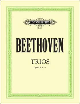 ベートーヴェン：弦楽三重奏曲 Op.3, 9、セレナード Op.8, 25 【輸入：室内楽(パート譜)】
