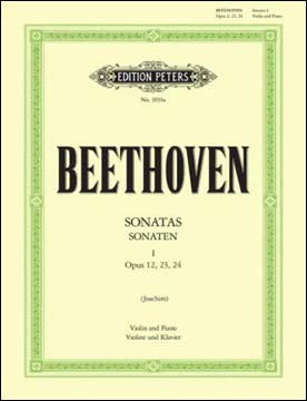ベートーヴェン：バイオリン・ソナタ全集 第1巻: Op.12, 23-24/ヨアヒム編 【輸入：ヴァイオリン】