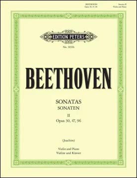 ベートーヴェン：バイオリン・ソナタ全集 第2巻: Op.30, 47, 96/ヨアヒム編 【輸入：ヴァイオリン】
