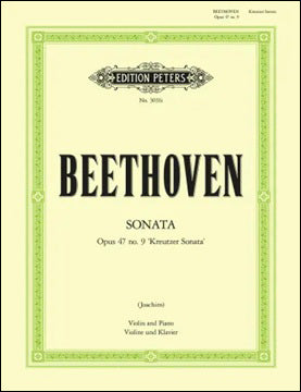 ベートーヴェン：バイオリン・ソナタ 第9番 イ長調 Op.47 「クロイツェル」/ヨアヒム編 【輸入：ヴァイオリン】