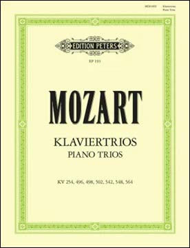 モーツァルト：ピアノ三重奏曲全集 KV 254, 496, 498, 502, 542, 548, 564 【輸入：室内楽(パート譜)】