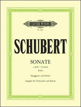 シューベルト：アルペジョーネ・ソナタ イ短調 D 821/Gunther編 【輸入：チェロ】