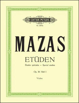 マザス：練習曲 Op.36 第1巻: 特別な練習曲 【輸入：ヴァイオリン】