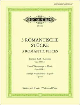 ラフ：ラフの「カヴァティーナ Op.85/3」、ヴュータンの「夢」、ウィニアウスキの「伝説」 【輸入：ヴァイオリン】