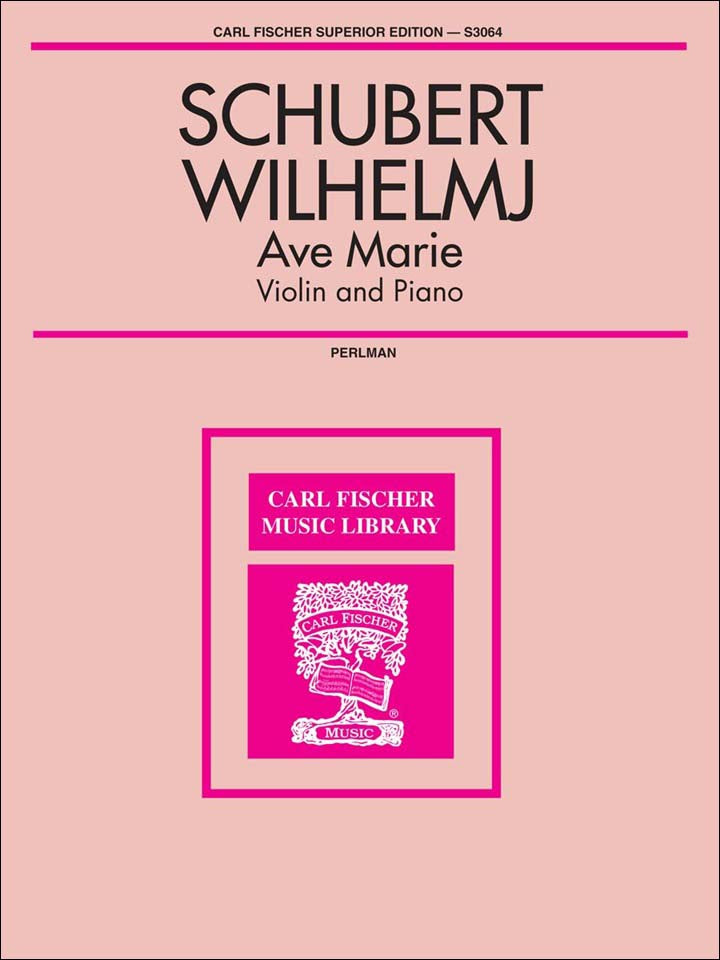シューベルト：アヴェ・マリア Op.52/6 D 839 【輸入：ヴァイオリン】