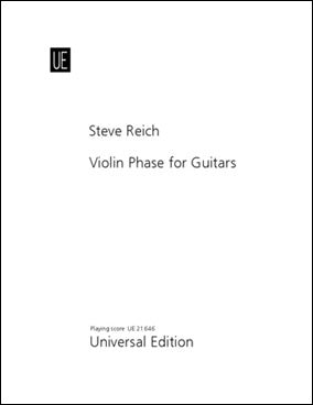 ライヒ：ギターと3本のテープのための「ギター・フェイズ」/シュミット編曲 【輸入：ギター】