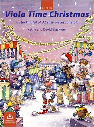 ブラックウェル：ビオラ・タイム・クリスマス: ビオラのためのやさしく弾ける32の小品(CD付) 【輸入：ヴィオラ】