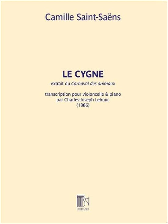 サン・サーンス：「動物の謝肉祭」より 白鳥 【輸入：チェロ】