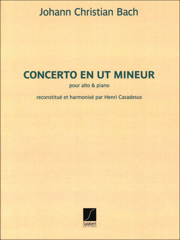 バッハ：ビオラ協奏曲 ハ短調 【輸入：ヴィオラ】