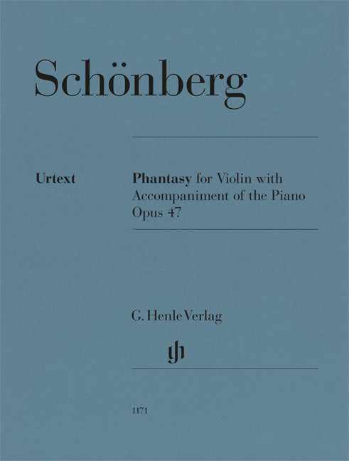 シェーンベルク：幻想曲 Op.47/原典版/Fess編/Wallinボーイング 【輸入：ヴァイオリン】