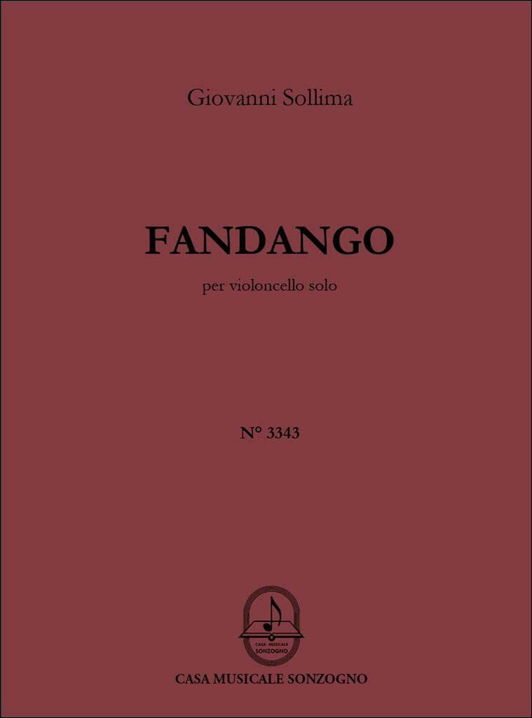 ソッリマ：ファンダンゴ(ボッケリーニのファンタンゴによる) 【輸入：チェロ】