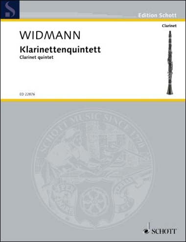 ウィドマン：クラリネット五重奏曲(クラリネット、2本のバイオリン、ビオラ、チェロ) 【輸入：室内楽(パート譜)】