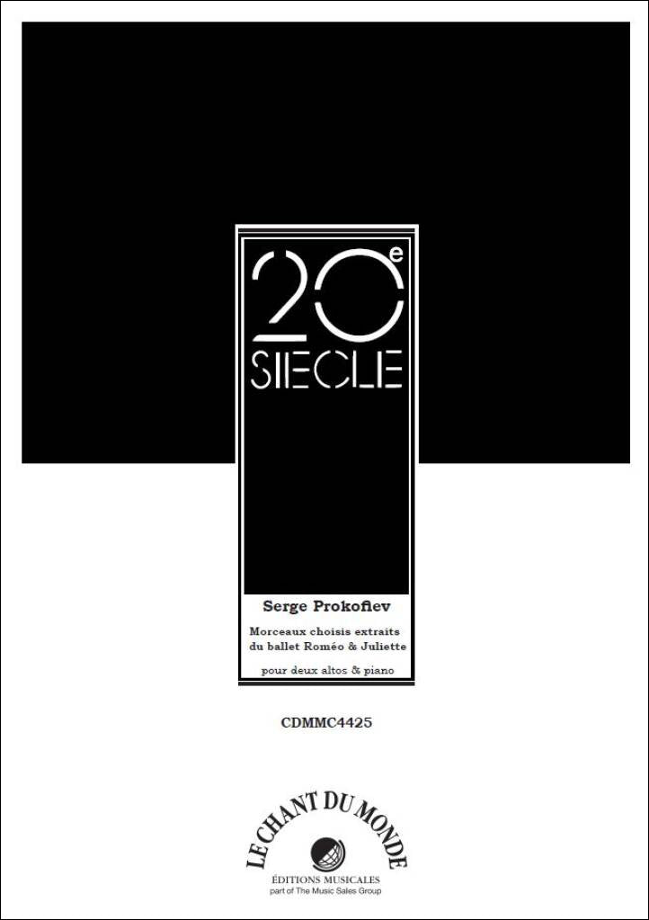 プロコフィエフ：バレエ音楽「ロミオとジュリエット」より12の小品(Va,P/2Va,P)/Borisovsky編 【輸入：ヴィオラ】