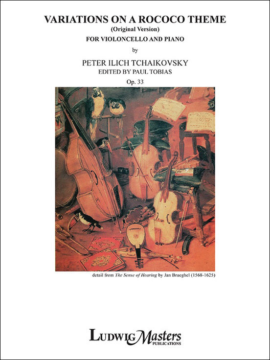 チャイコフスキー：ロココ風の主題による変奏曲 イ長調 Op.33/Tobias編 【輸入：チェロ】