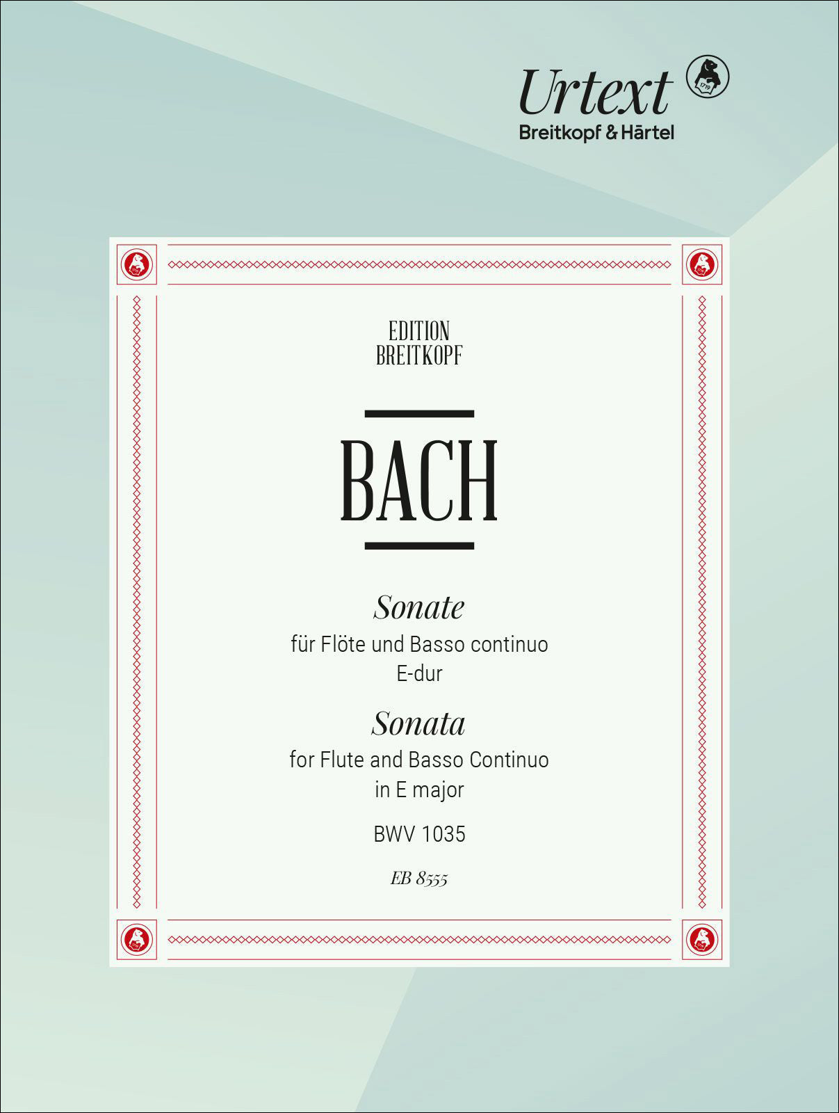 バッハ：フルート・ソナタ 第6番 ホ長調 BWV 1035 【輸入：フルート】