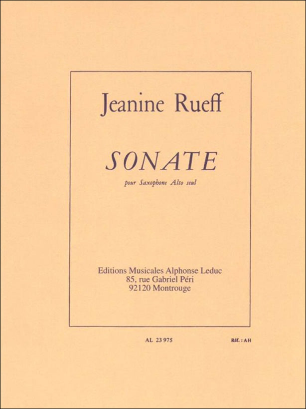 無伴奏サクソフォン・ソナタ