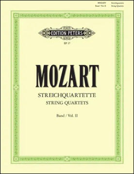 モーツァルト：弦楽四重奏曲集 第2巻 KV 155-160, 168-173, 525, 546, 285, 298, 370 【輸入：室内楽(パート譜)】