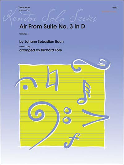 バッハ：G線上のアリア 【輸入：トロンボーン】