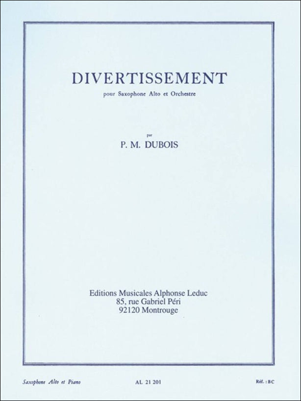 ディヴェルティメント(E-flat管用)