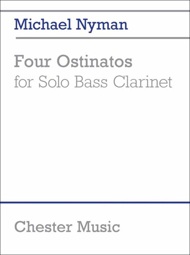 ナイマン：4つのオスティナート (バス・クラリネット) 【輸入：クラリネット】