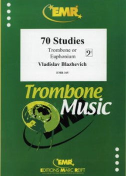 ブラゼヴィッチ:70の練習曲 【輸入:トロンボーン】