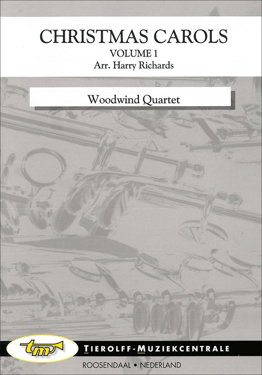 木管四重奏のためのクリスマス・キャロル 第1巻/Richards編: スコアとパート譜セット 【輸入:木管アンサンブル】