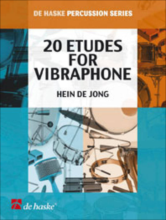デ・ヨング:20の練習曲 ~ヴィブラフォンのための 【輸入:打楽器】