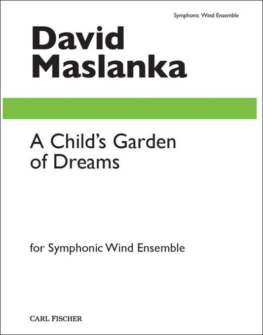 マスランカ：子どもの夢の庭: フル・スコアとパート譜セット 【輸入：吹奏楽】