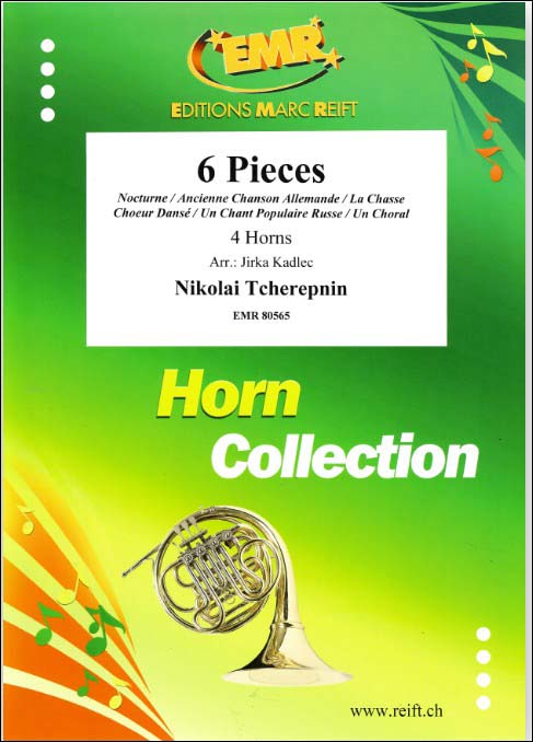 チェレプニン：6つの小品 Op.35/Arr. Kadlec 【輸入：ホルン】
