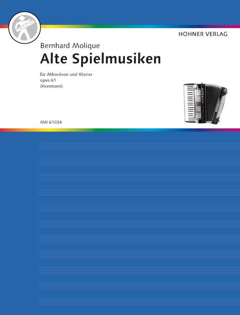 モリク：アコーディオンとピアノのための「古い劇音楽」 Op.61/Herrmann編曲 【輸入：アコーディオン】