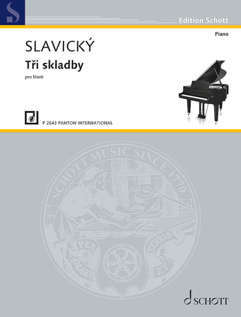 スラヴィツキー：3つの小品 【輸入：ピアノ】