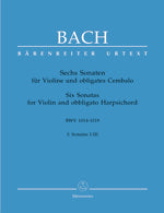 バッハ：バイオリン・ソナタ集 第1巻 BWV 1014-1016/新バッハ全集版 【輸入：ヴァイオリン】