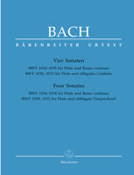 バッハ：フルート・ソナタ集 BWV 1034-1035, 1030, 1032/原典版/Schmitz & Leisinger編 【輸入：フルート】