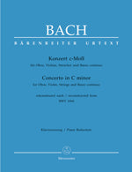 バッハ：オーボエとバイオリンのための協奏曲 ハ短調 BWV 1060 【輸入：室内楽(パート譜)】