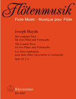 ハイドン：三重奏曲 Hob.IV/1-4 Op.100 「ロンドン・トリオ」/原典版(2本のフルートとチェロの編成) 【輸入：室内楽(パート譜)】