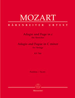 モーツァルト：弦楽四重奏のためのアダージョとフーガ ハ短調 KV 546/新モーツァルト全集版 【輸入：室内楽(パート譜)】
