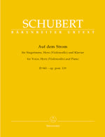 シューベルト：流れの上で Op.119 D 943 (独語) 【輸入：ヴォーカルとピアノ】