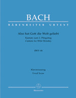 バッハ:カンタータ 第68番 「かくのごとく神は世を愛したまえり」 BWV 68(独語)/原典版/Durr & mendel編 【輸入:合唱とピアノ】