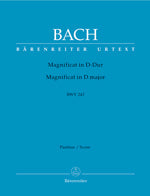 バッハ：マニフィカート ニ長調 BWV 243(第2稿)/原典版/Durr編: 指揮者用大型スコア 【輸入：合唱とオーケストラ】