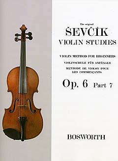 シェフチーク(セヴシック)：初心者のためのバイオリン教本 Op.6 第7巻 【輸入：ヴァイオリン】