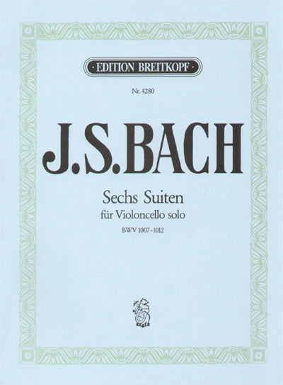 バッハ：無伴奏チェロ組曲 BWV 1007-1012/クレンゲル編 【輸入：チェロ】