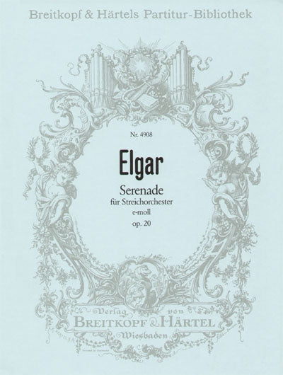 エルガー：弦楽のためのセレナード ホ短調 Op.20: 指揮者用大型スコア 【輸入：オーケストラ(スコア)】