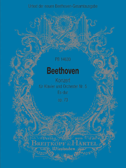 ベートーヴェン：ピアノ協奏曲 第5番 変ホ長調 Op.73 「皇帝」/新ベートーヴェン全集版/Kuthen編: 指揮者用大型スコア 【輸入：ピアノとオーケストラ(スコア)】