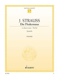 シュトラウス二世：オペレッタ「こうもり」より カドリーユ Op.363 【輸入：ピアノ】