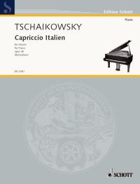 チャイコフスキー：イタリア奇想曲 Op.45 【輸入：ピアノ】