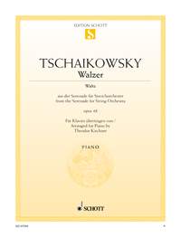 チャイコフスキー：セレナード Op.48より ワルツ 【輸入：ピアノ】